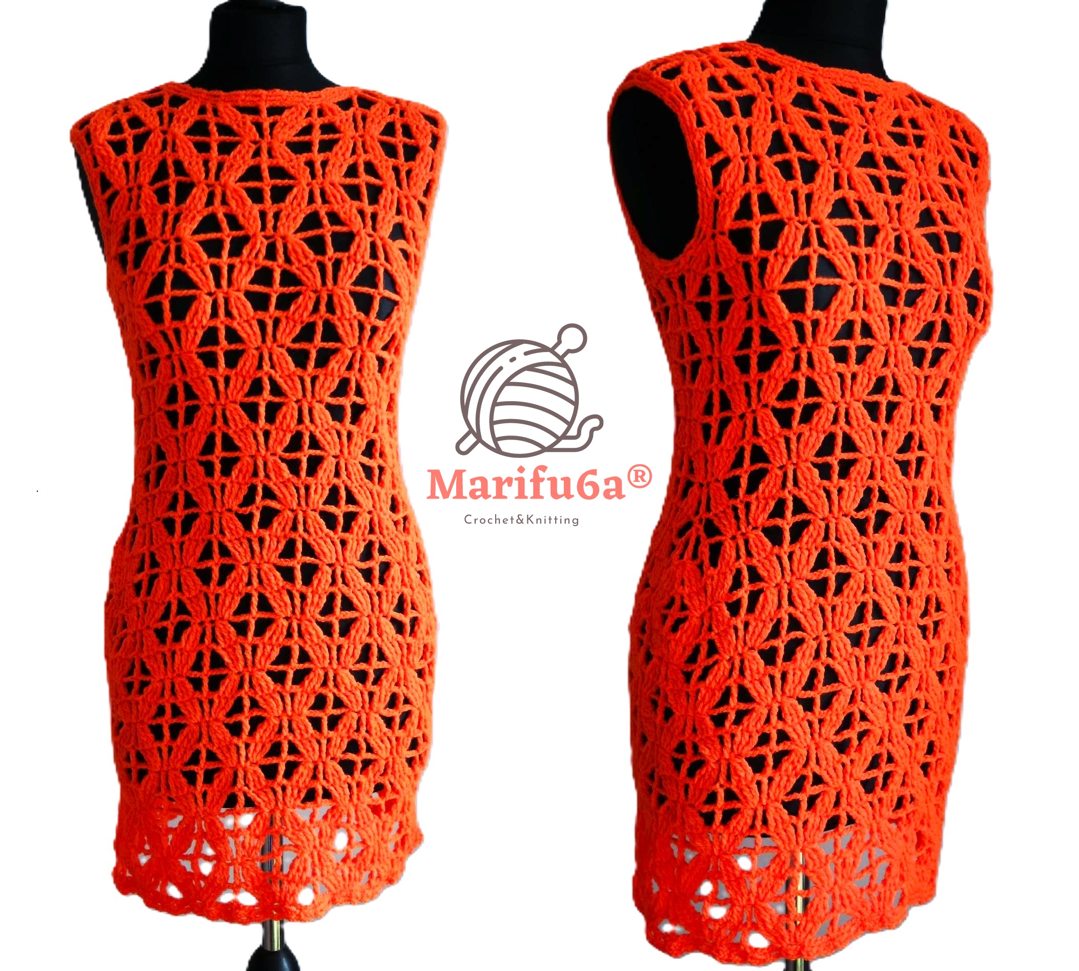 Crochet dress tunic pattern